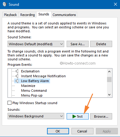 Windows 10 - Set Alarm for Low or Critical Battery Level