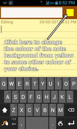 text note colornote