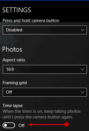 Time Lapse in Camera App on Windows 10 pics 3