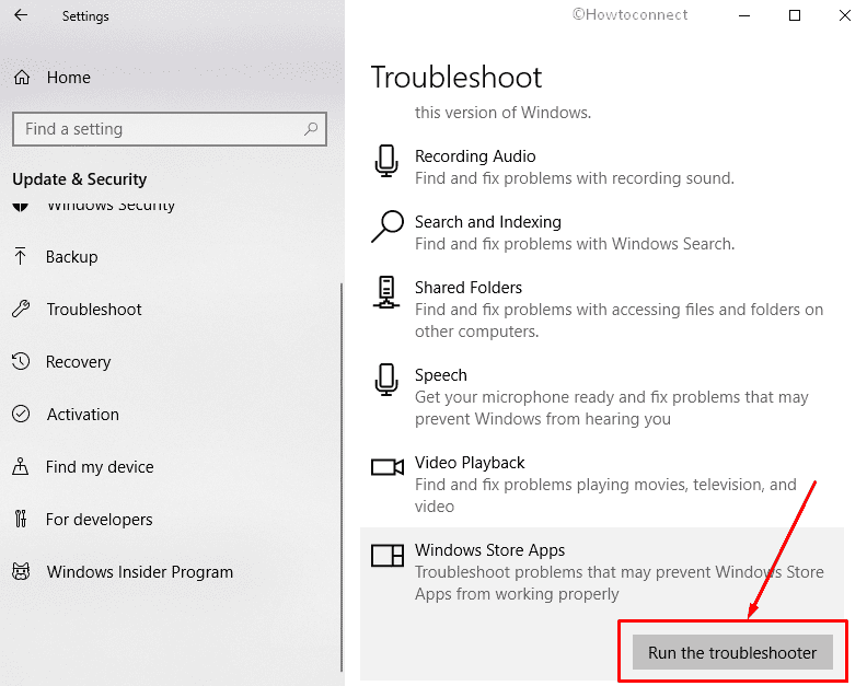 Troubleshoot Windows Store apps image 2