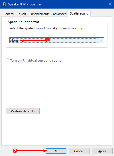 Turn on Spatial Sound for Headphones in Windows 10 picture 4