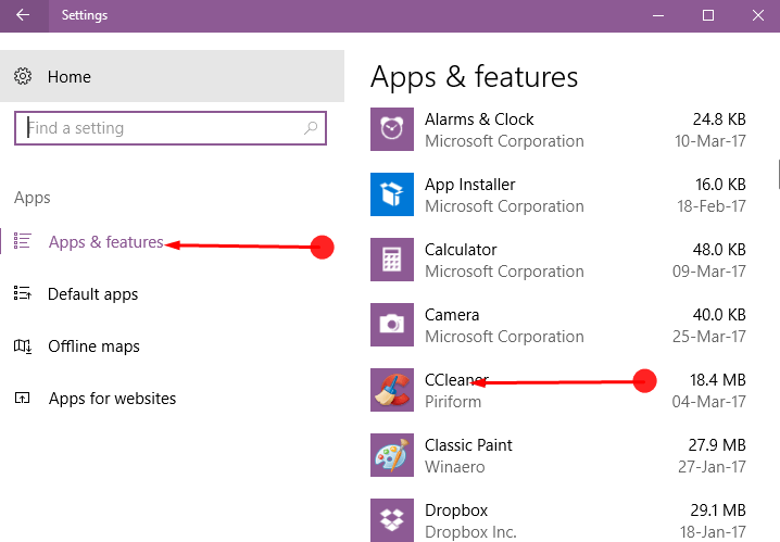 Uninstall Software From Windows 10 After Creator Update picture 2