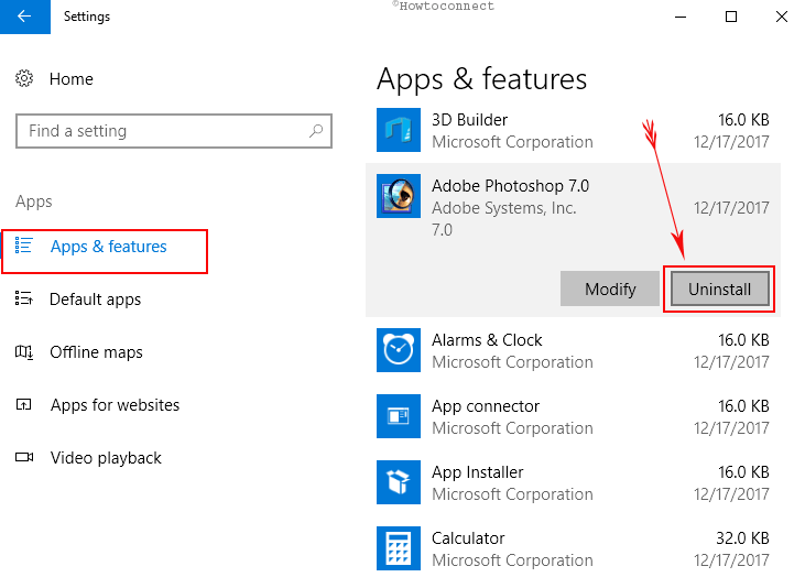 Uninstall an app from the system image 2