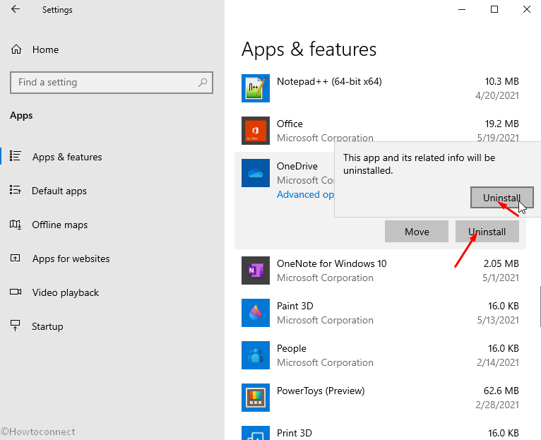 Uninstall and Reinstall OneDrive Desktop app