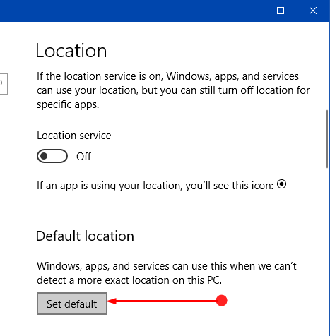Use Apps Without Letting Access Location Services in Windows 10 Picture 3