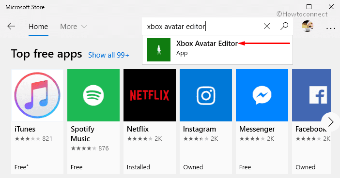 Use Xbox Avatar Editor in Windows 11/10 Pic 1