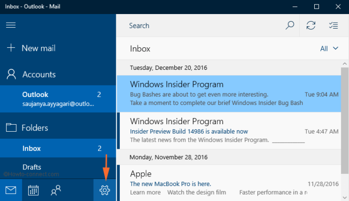 Use Your Own Mail App Background Color in Windows 10  image 8
