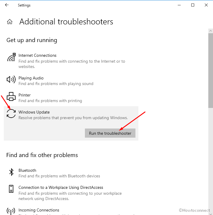 Use the Windows Update Troubleshooter
