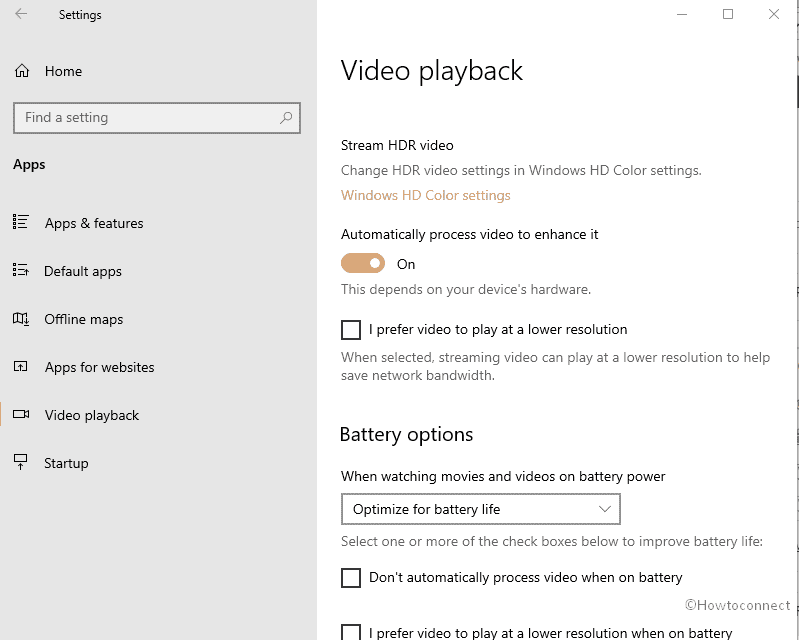 Video Playback Windows 10 October 2018 Update