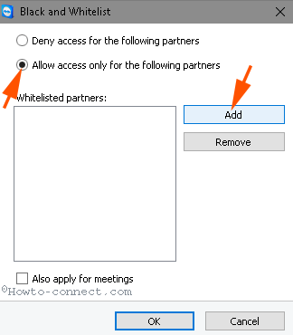 Whitelist and Blacklist Partners on Teamviewer picture 6