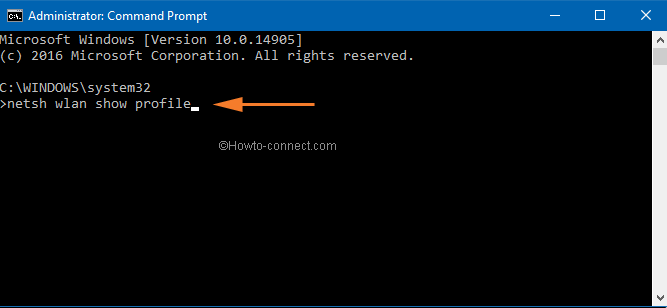 WiFi Password on Windows 10 command