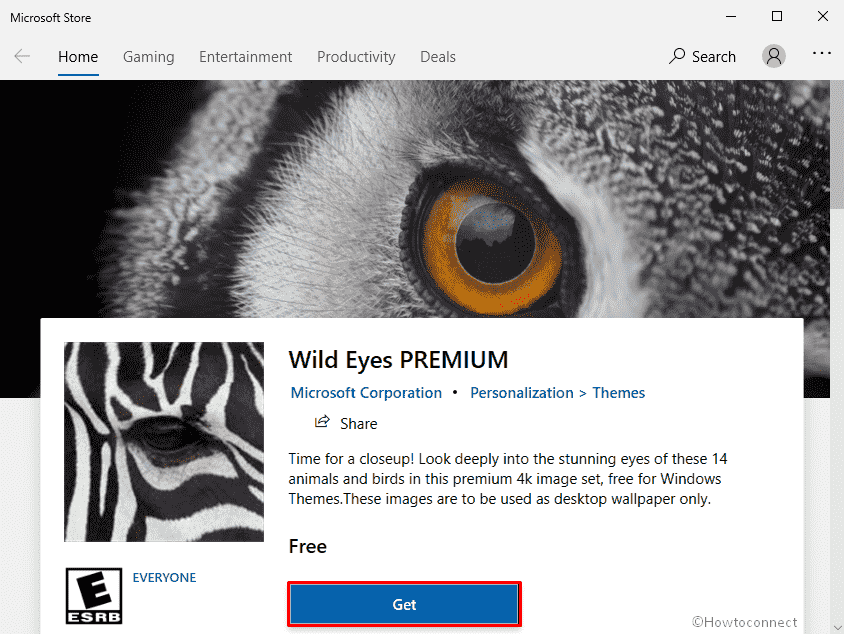 Wild Eyes PREMIUM Windows 10 Theme [Download]