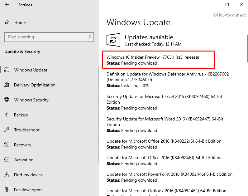 Windows 10 Build 17763 Fixes and Knows Issues Details
