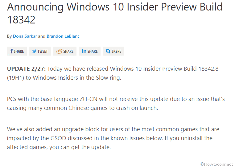 Windows 10 Build 18342.8 for Slow Ring Comes out