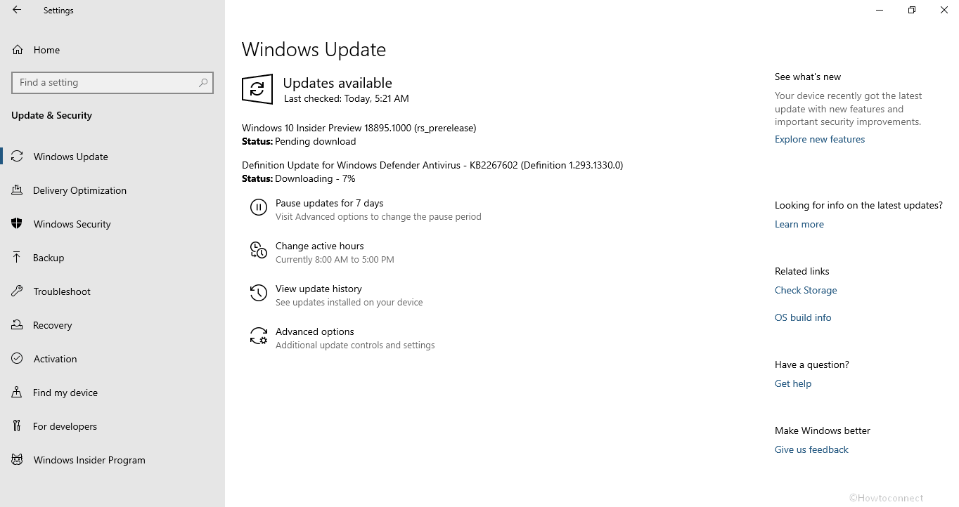 Windows 10 Build 18895 20H1
