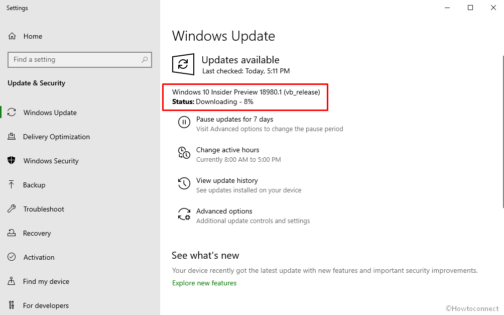 Windows 10 Build 18980 [20H1]