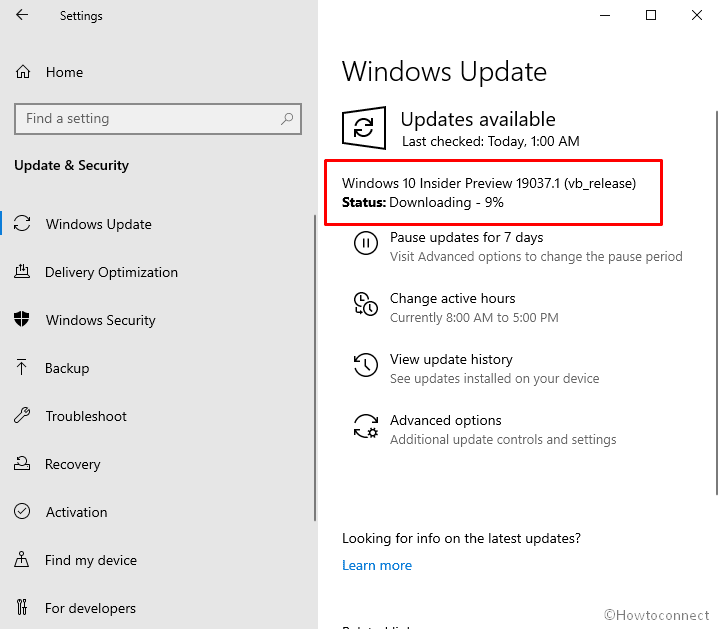 Windows 10 Build 19037 [20H1]