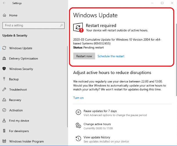 Windows 10 Build 19041.173 Rolled out to Slow Ring as KB4552455