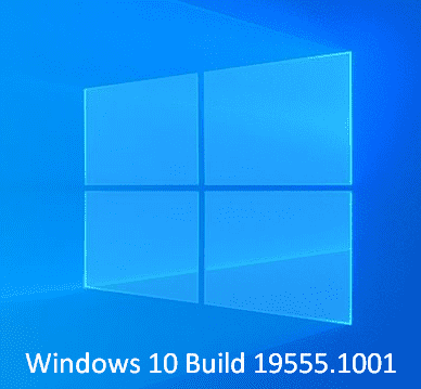 Windows 10 Build 19555.1001