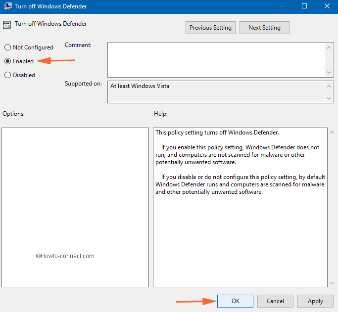 Windows 10 How To Disable or Enable Windows Defender image 4