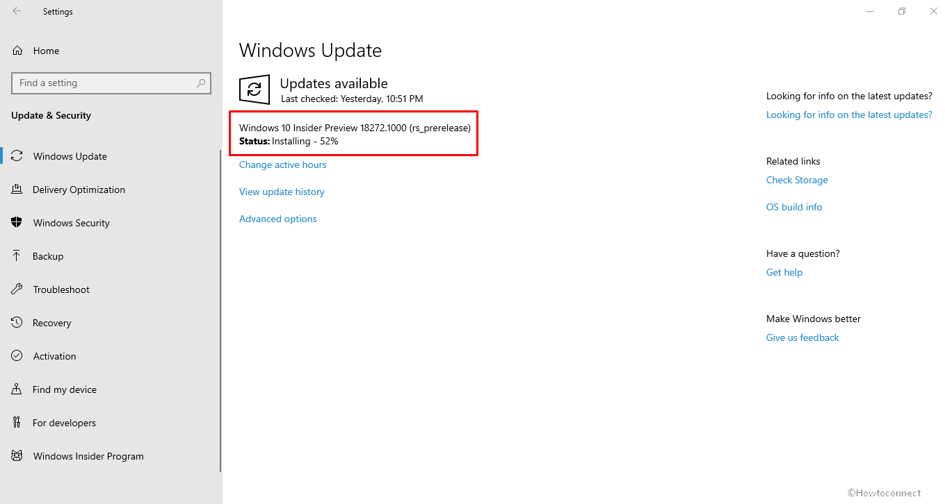 Windows 10 Insider Build 18272 (19H1)