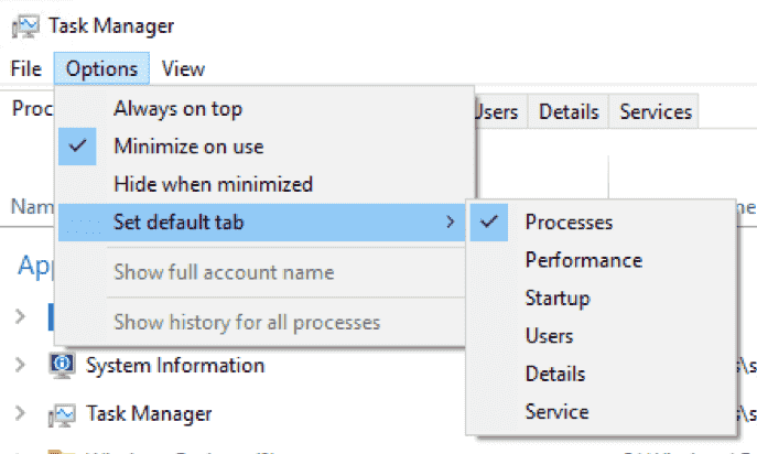 Windows 10 Insider Build 18305 (19H1) Changes Task manager