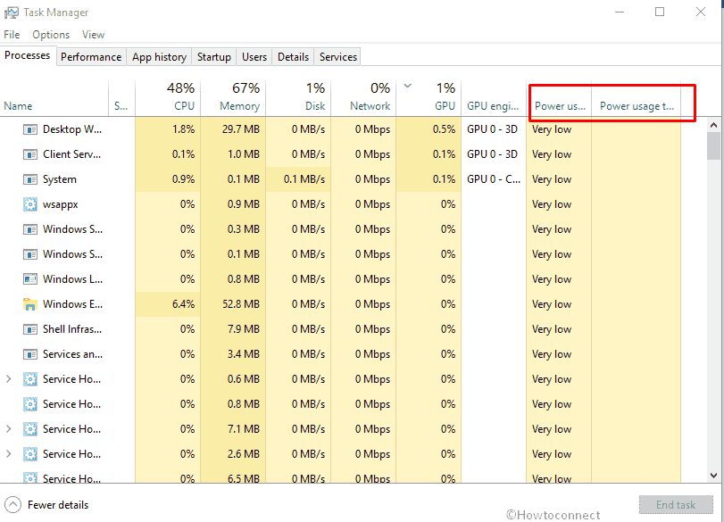 Windows 10 October 2018 Update-task manager