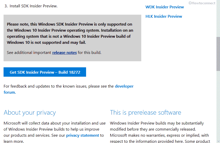 Windows 10 SDK Preview Build 18272