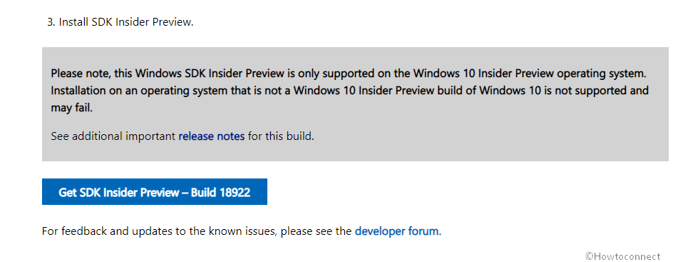 Windows 10 SDK Preview Build 18922
