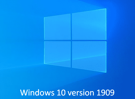 Windows 10 version 1909 ISO