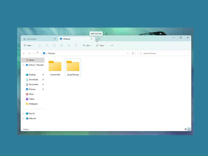 Windows 11 Build 22621.160 adds Tabs to File Explorer