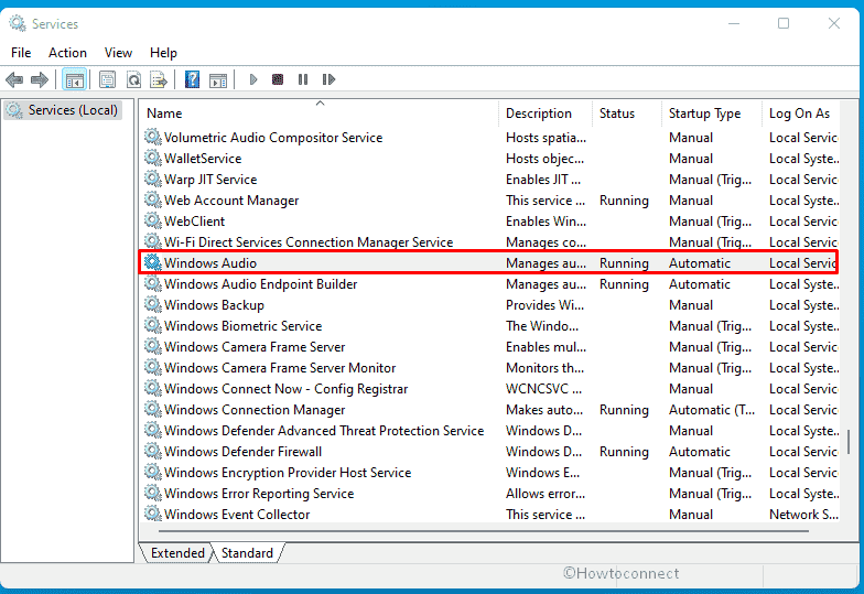 Windows 11 Microphone not working - make sure Windows Audio is running