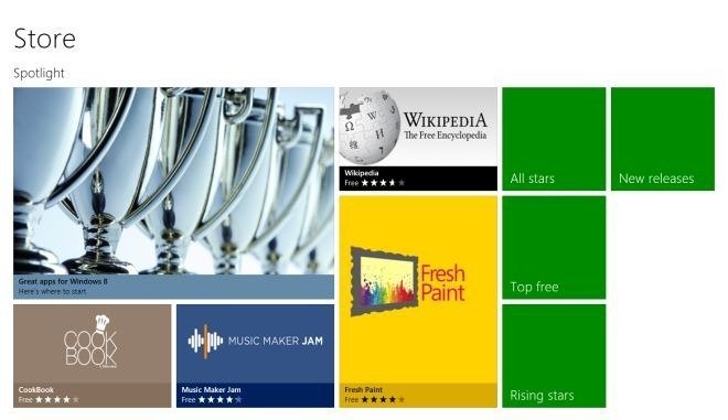 windows 8 app store