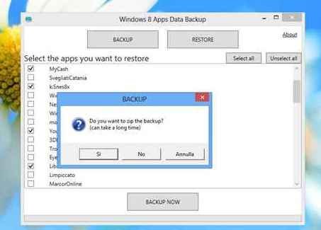 How to backup Windows 8 Apps Data Step by Step