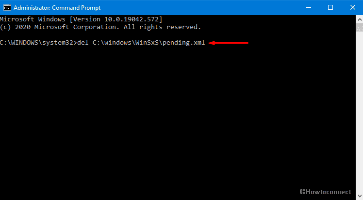Windows Update Error 0x8007012f - Remove pending.xml file