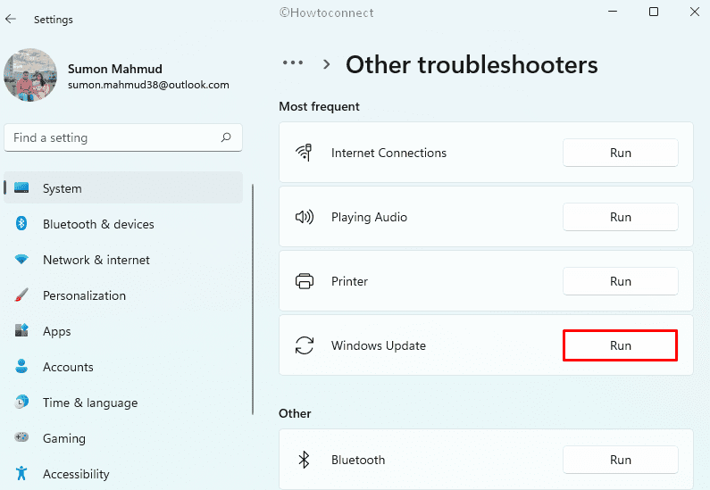 Windows Update Error 80246013 - Run Windows troubleshooter