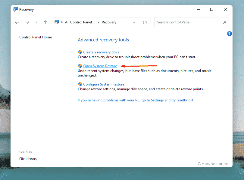 Windows update error 0x8009001d - Perform System Restore