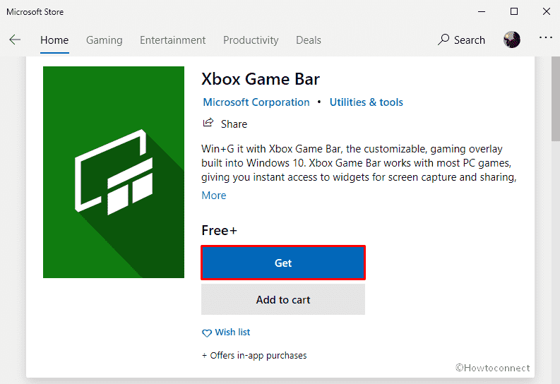Xbox Game Bar Error 0x803f8001 - Get Xbox Game Bar app