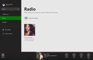 xbox music radio app
