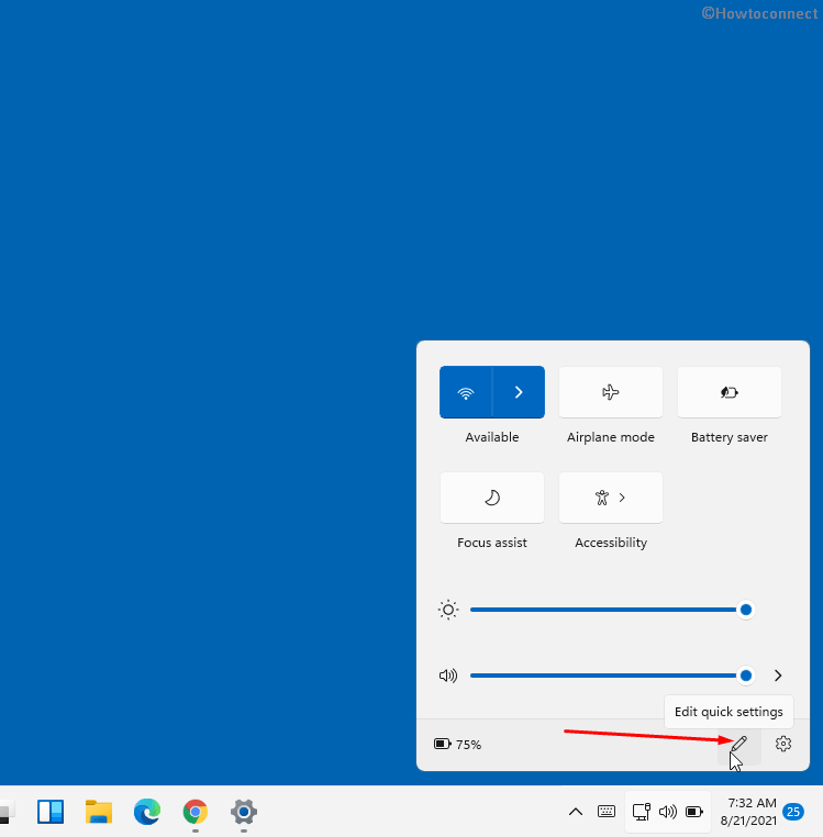add bluetooth to action center in Windows 11