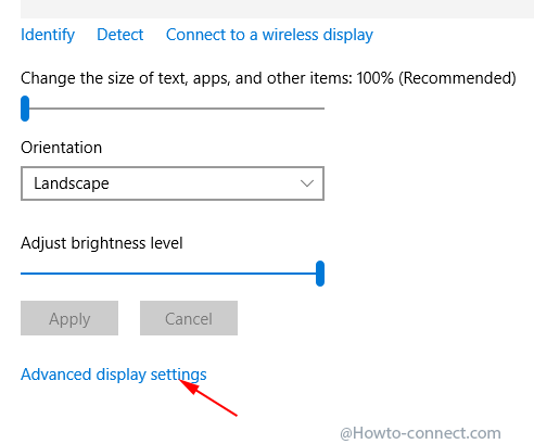 advanced display settings system