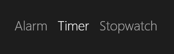 alarm timer and stopwatch options in windows 10