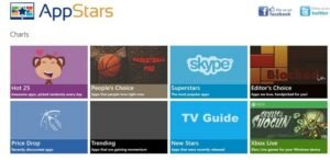 Apps stars Windows 8 