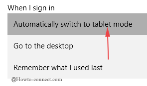 Switch Windows 10 to Tablet Mode Without Confirmation