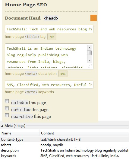 hindi blog description