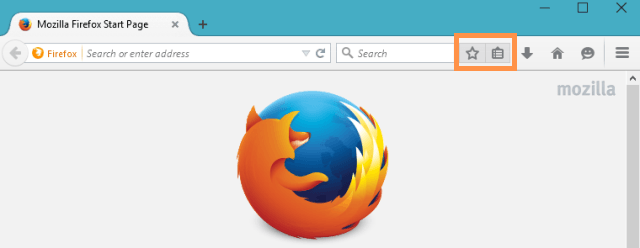 bookmark icon on firefox