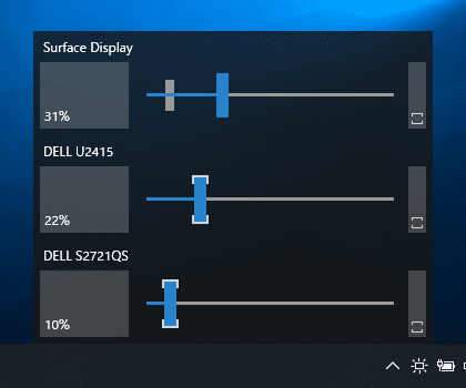 brightness of multiple monitors