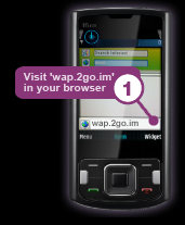 browse 2go service on mobile browser