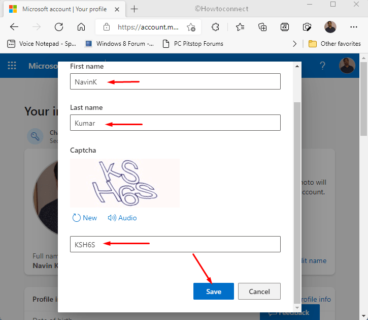 change User name in Windows 11