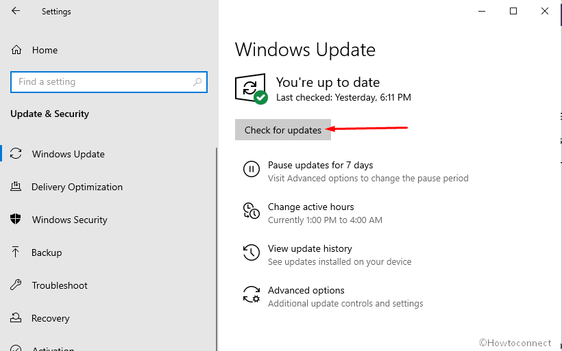 check for update to fix cortana issue
